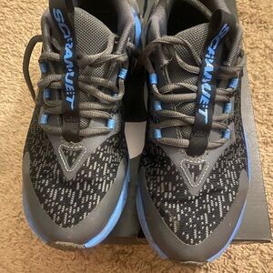 Under Armour Black and Blue Athletic Shoes